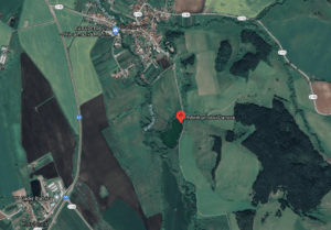 Mapa Google zobrazujúca polohu farmy.